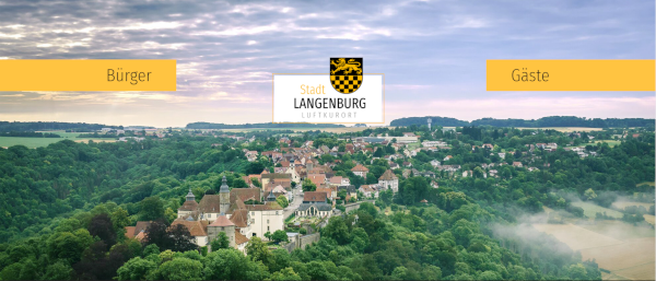 Screenshot der Stadt Langenburg Website